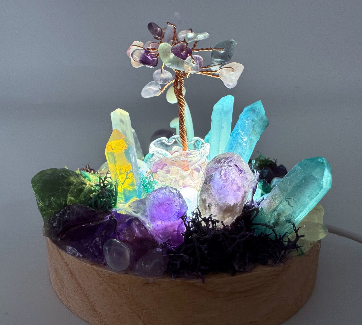 Fairy Light Garden Aqua