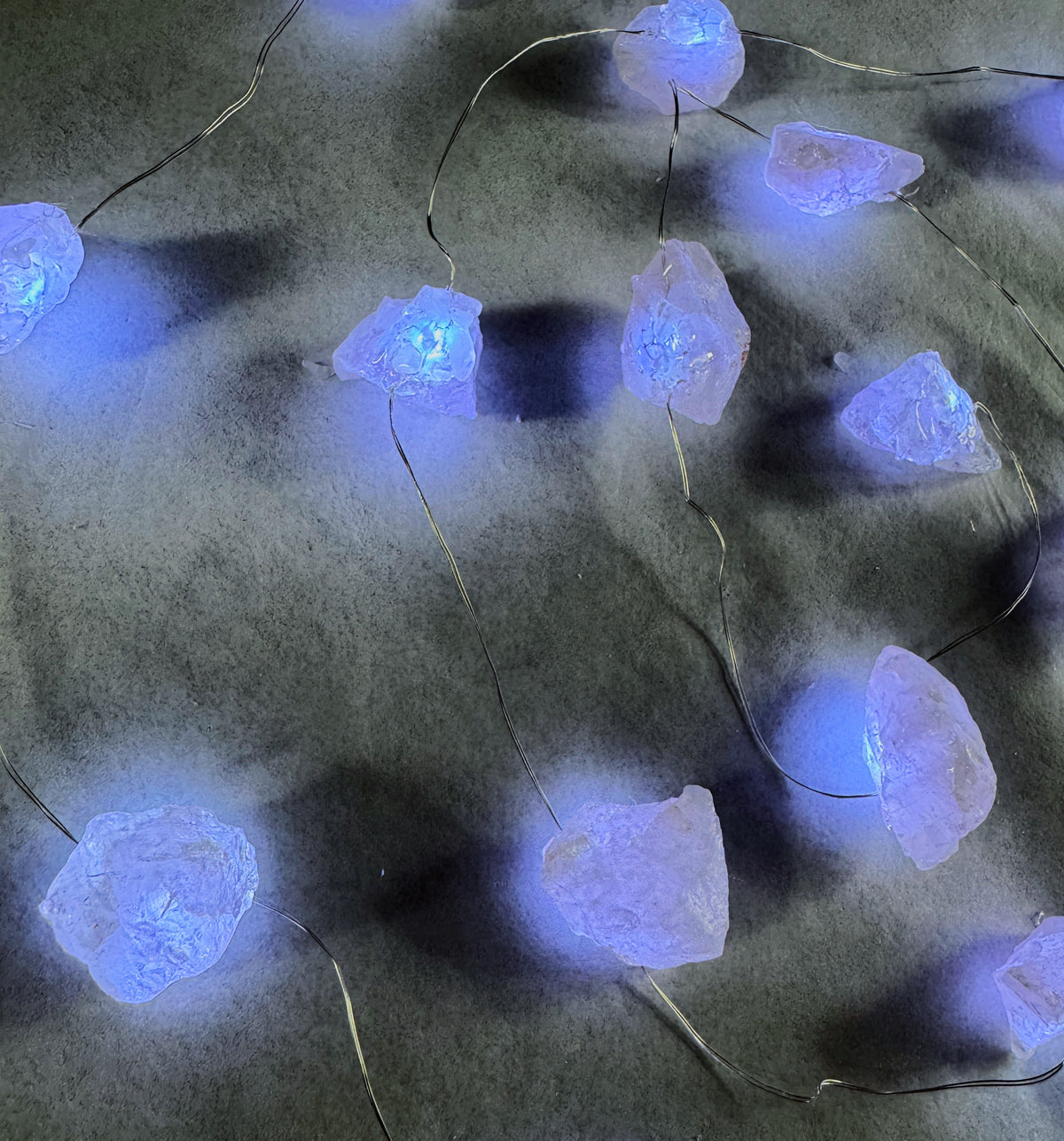 Crystal fairy lights (flashing) Rose Quartz 3M