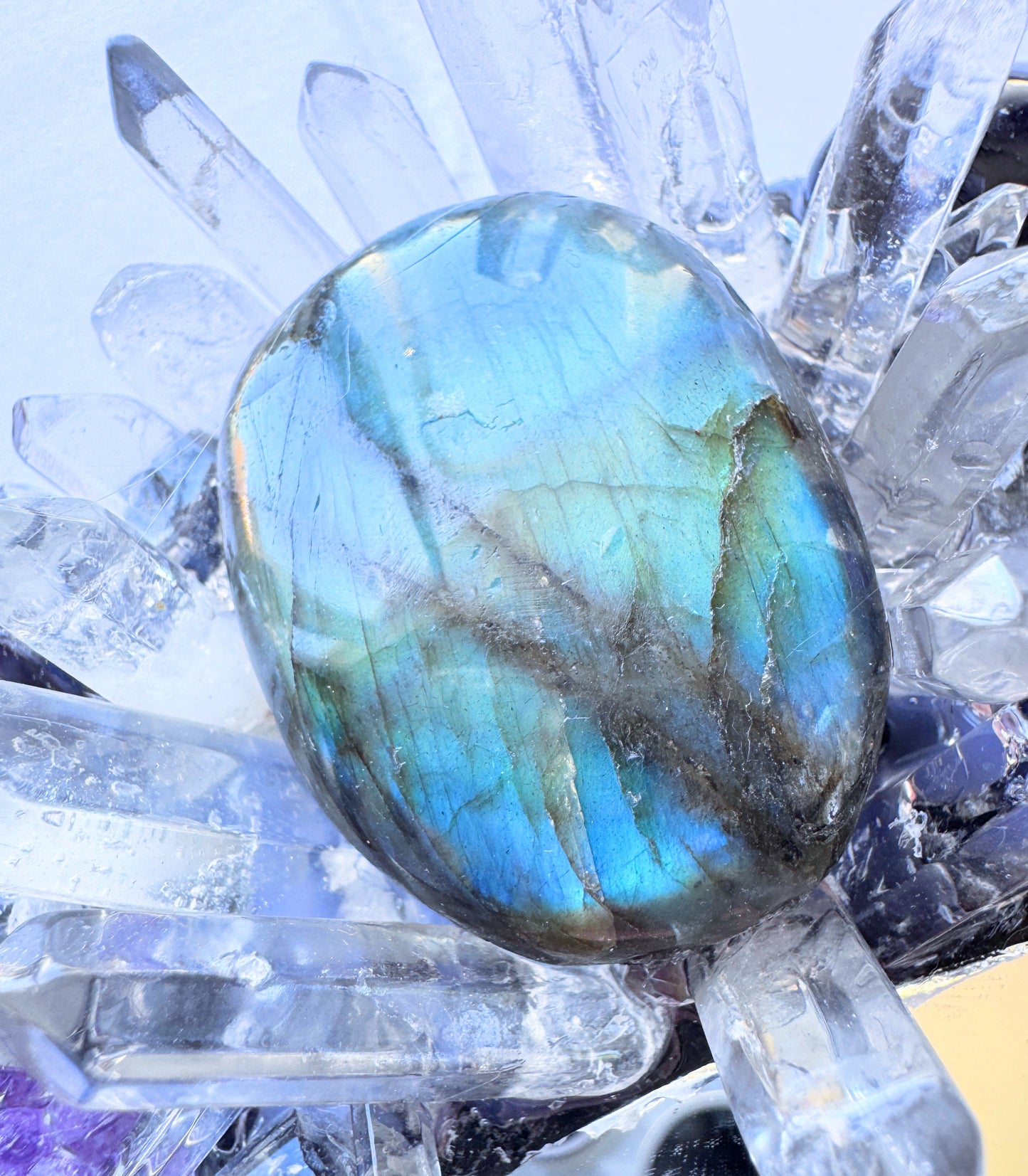 Crystal Mirror  “ Lunar Spirit  ”28cm