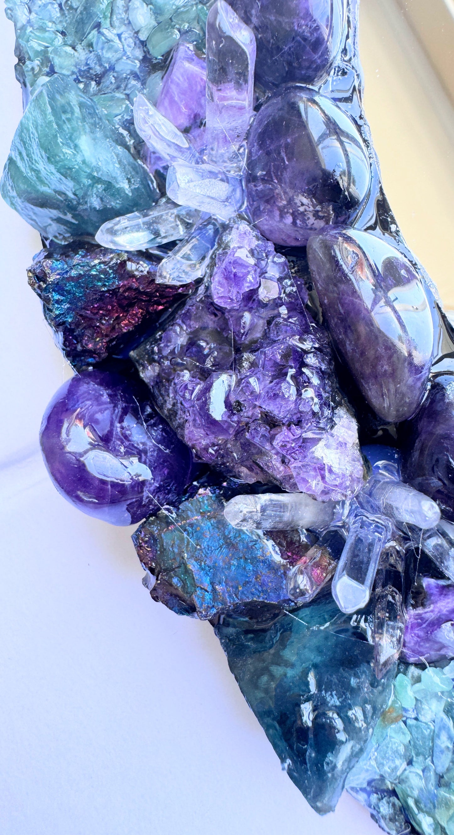 Crystal Mirror  “ Lunar Spirit  ”28cm