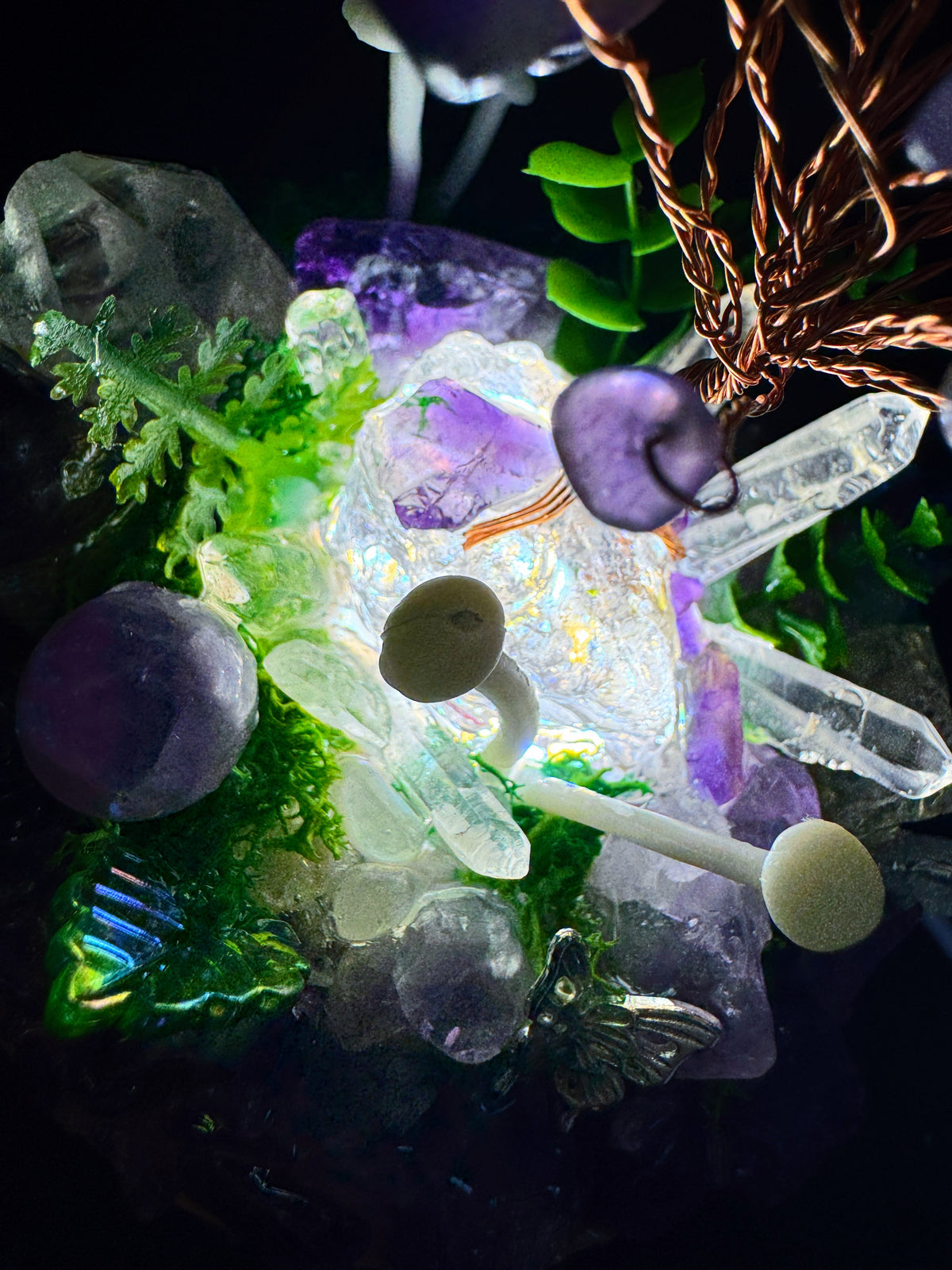 Crystal Fairy Garden “Amethyst Tree”