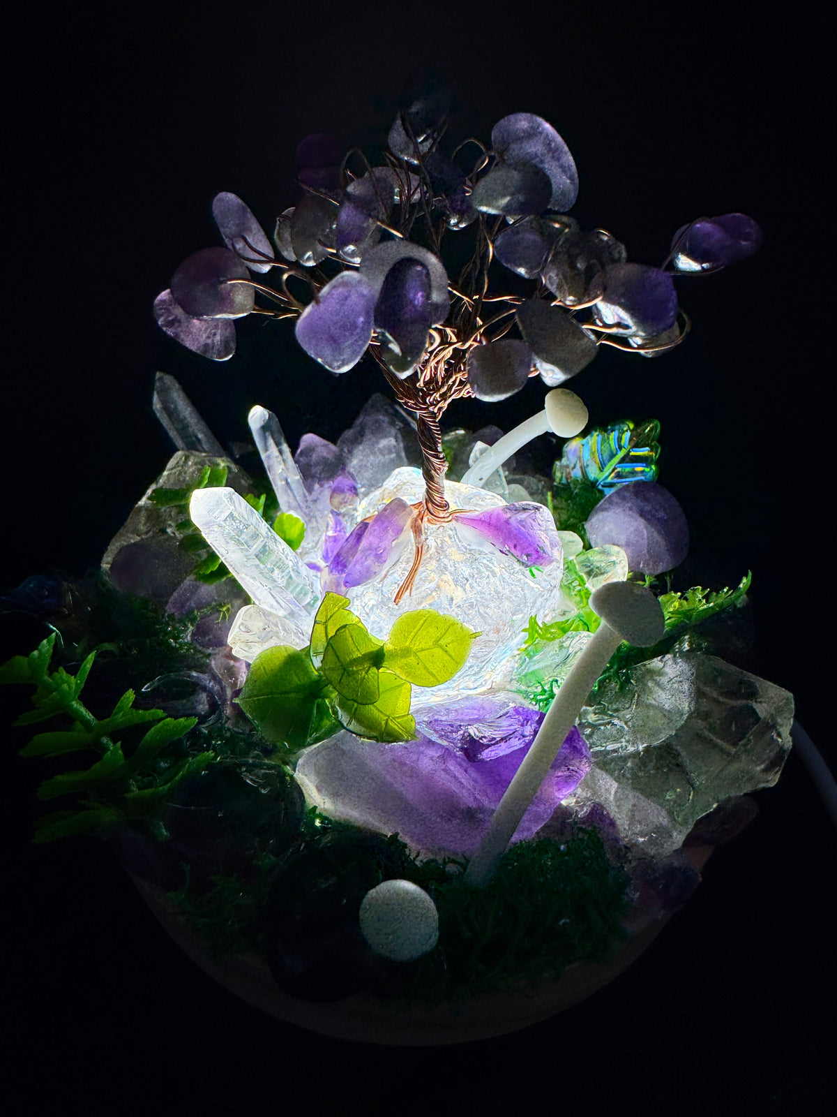 Crystal Fairy Garden “Amethyst Tree”