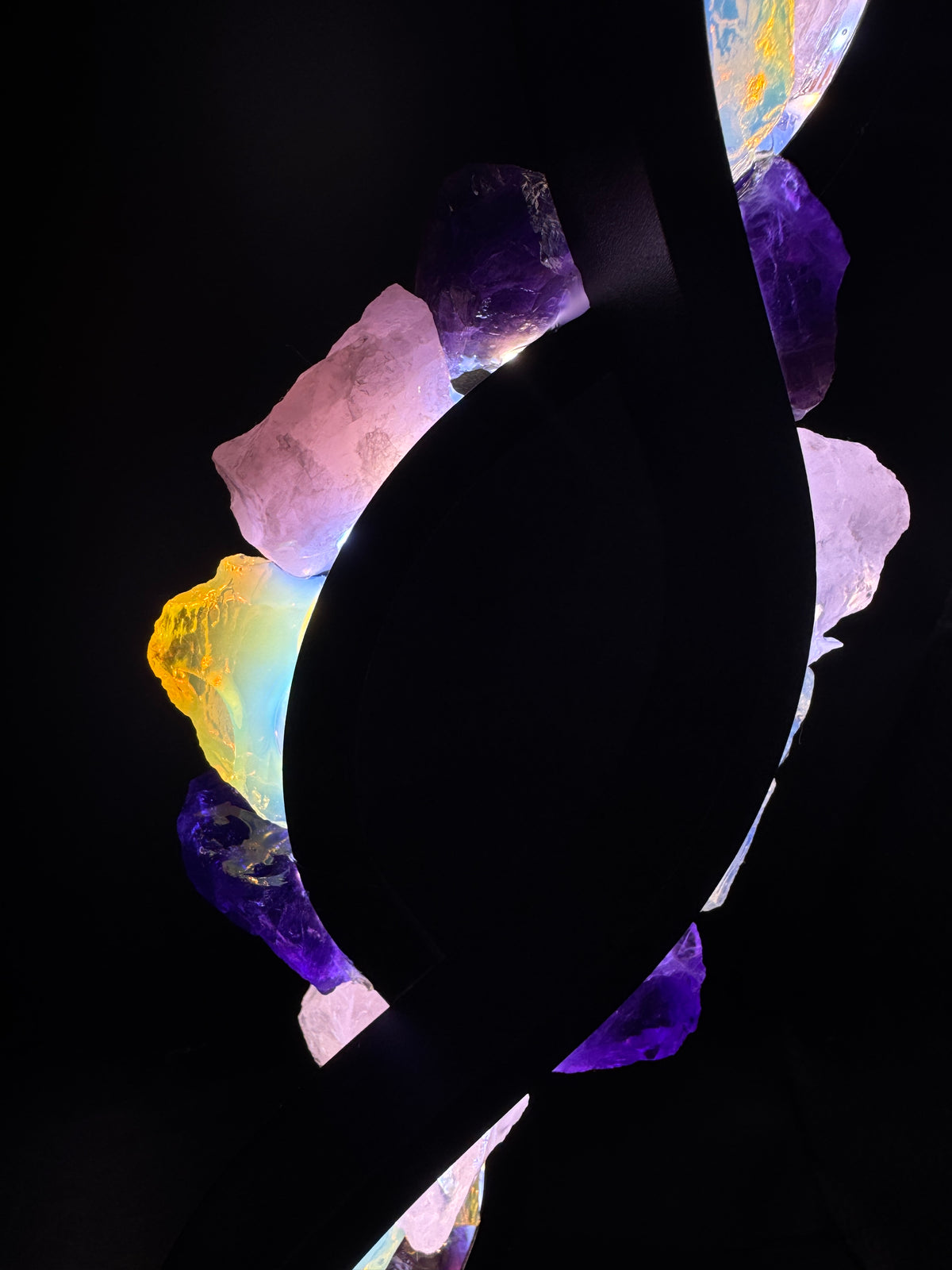 Crystal Twist Lamp “Sunset”