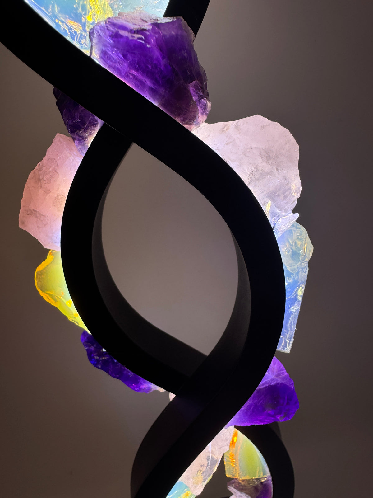Crystal Twist Lamp “Sunset”
