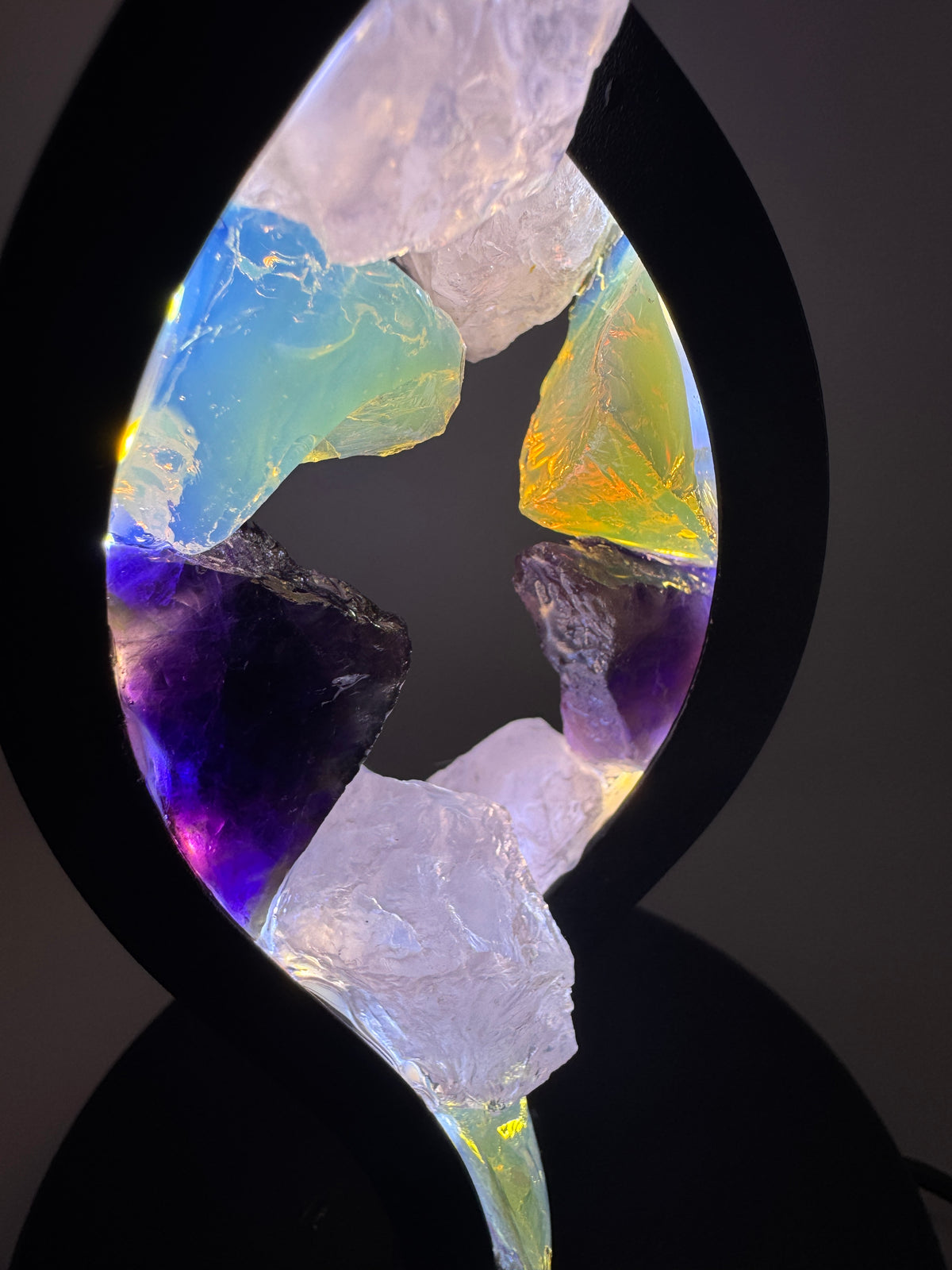 Crystal Twist Lamp “Sunset”
