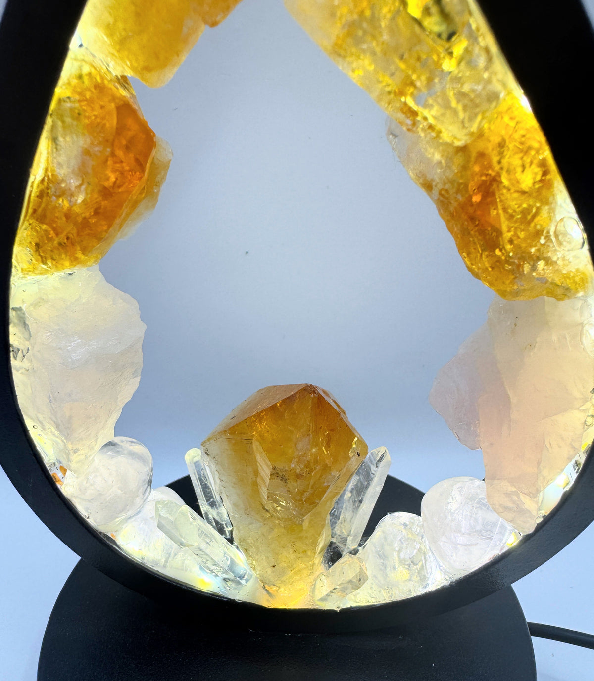 Crystal Flame Lamp “Dawn”