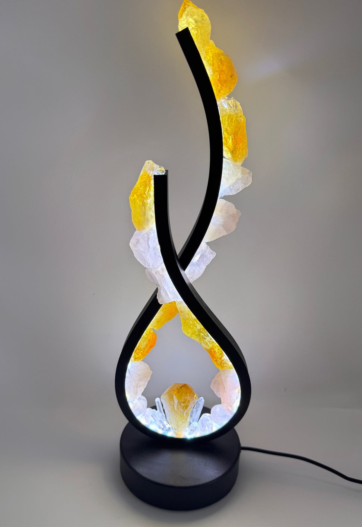 Crystal Flame Lamp “Dawn”