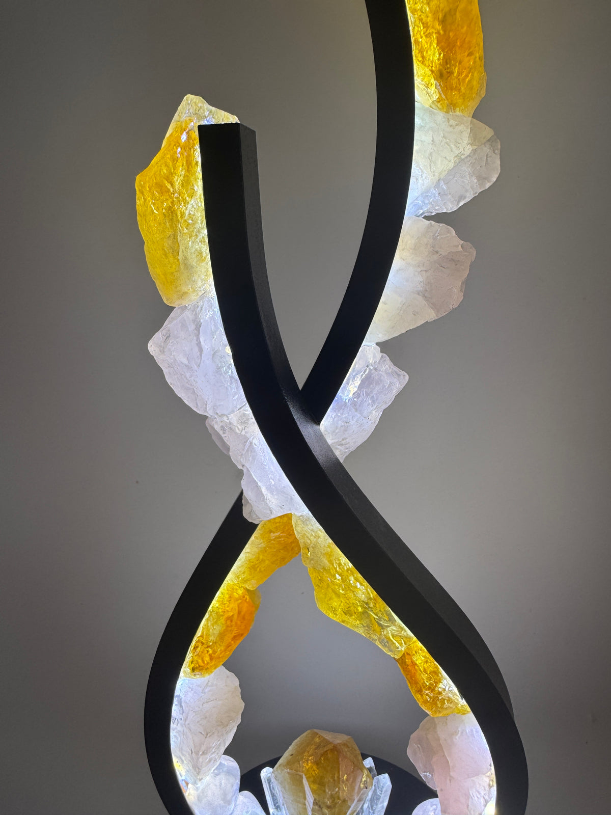 Crystal Flame Lamp “Dawn”