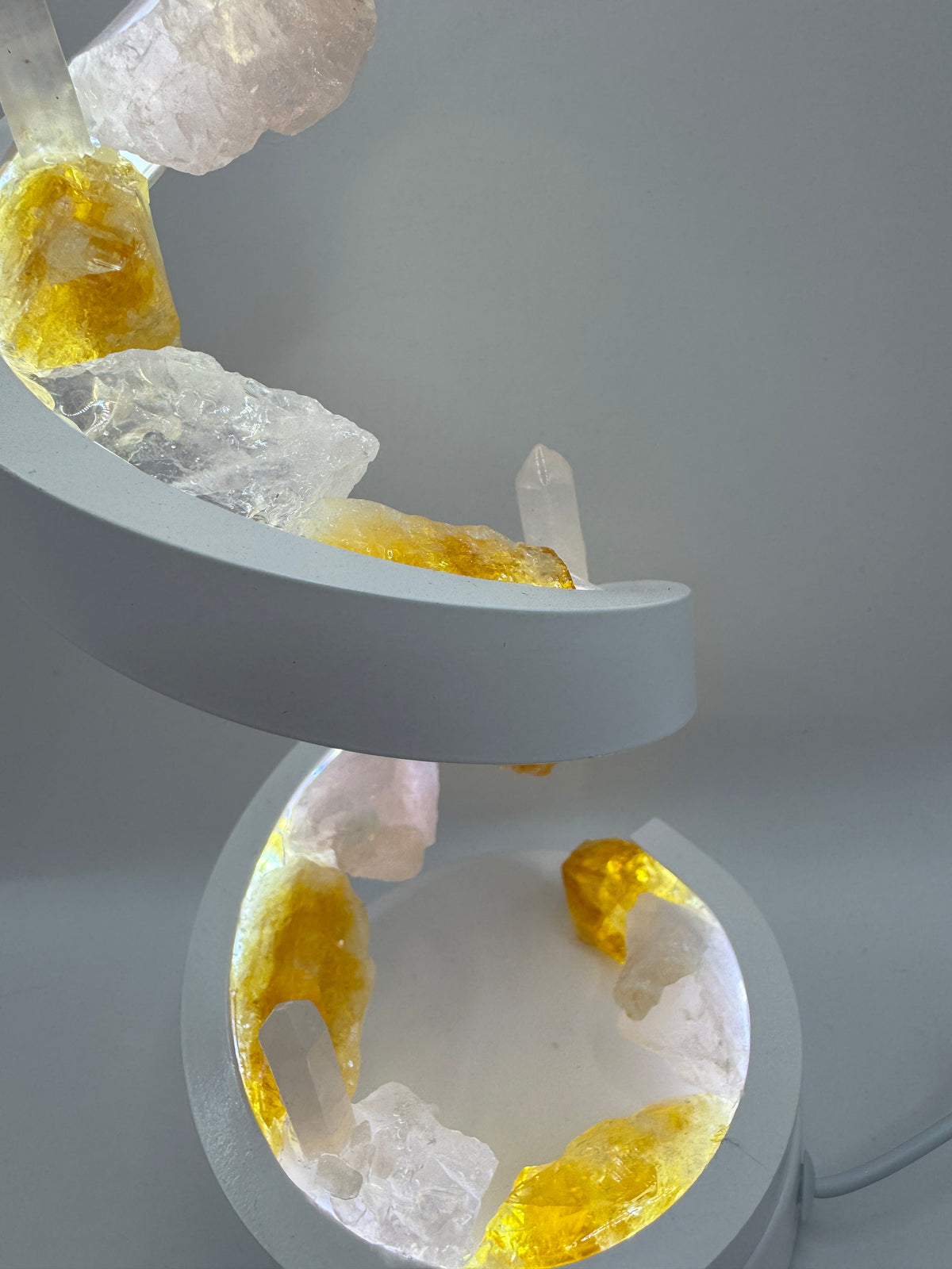 Crystal Spiral Lamp “Serenity Spiral”