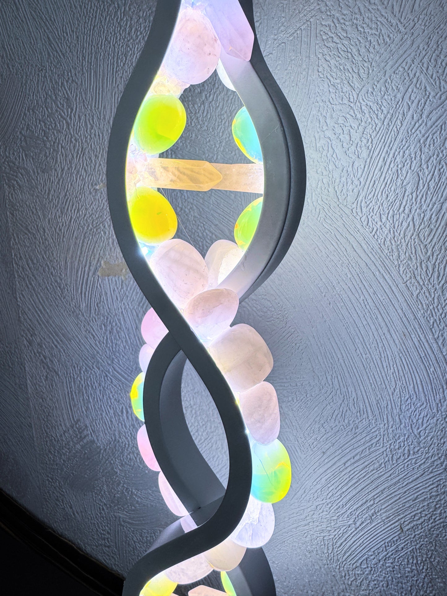 Spiral of light Twist Crystal Lamp