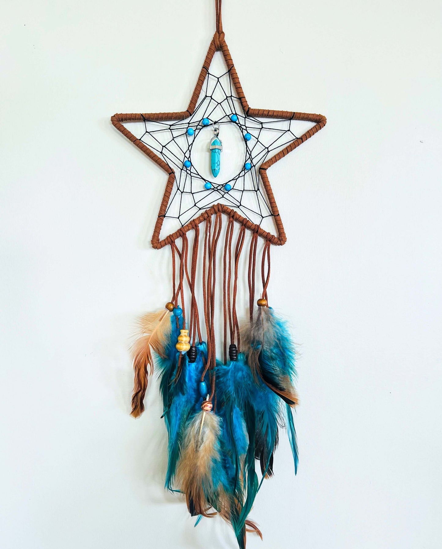 Star Turquoise Dream Catcher