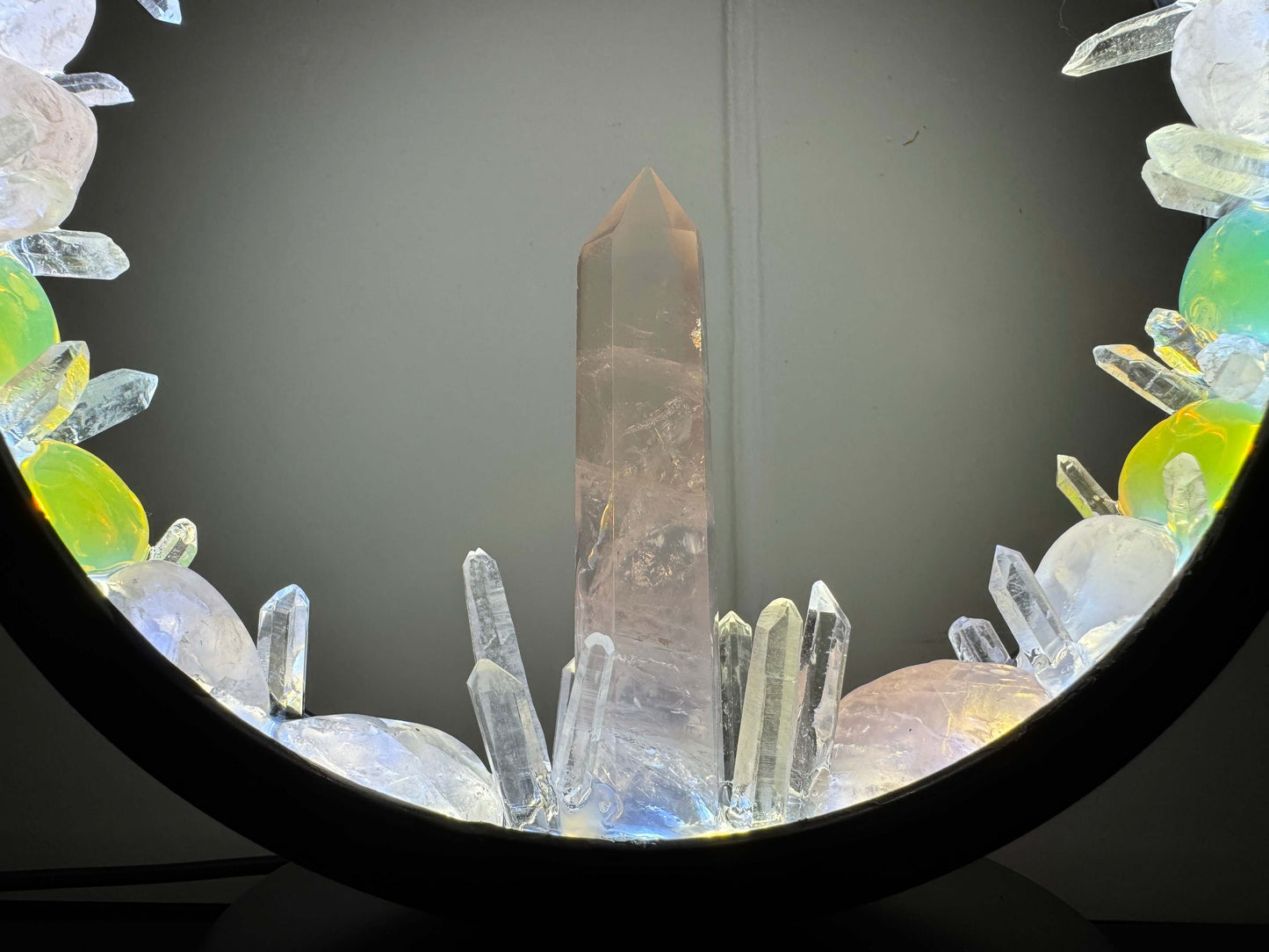 Crystal Portal Lamp “Mystic Rose”