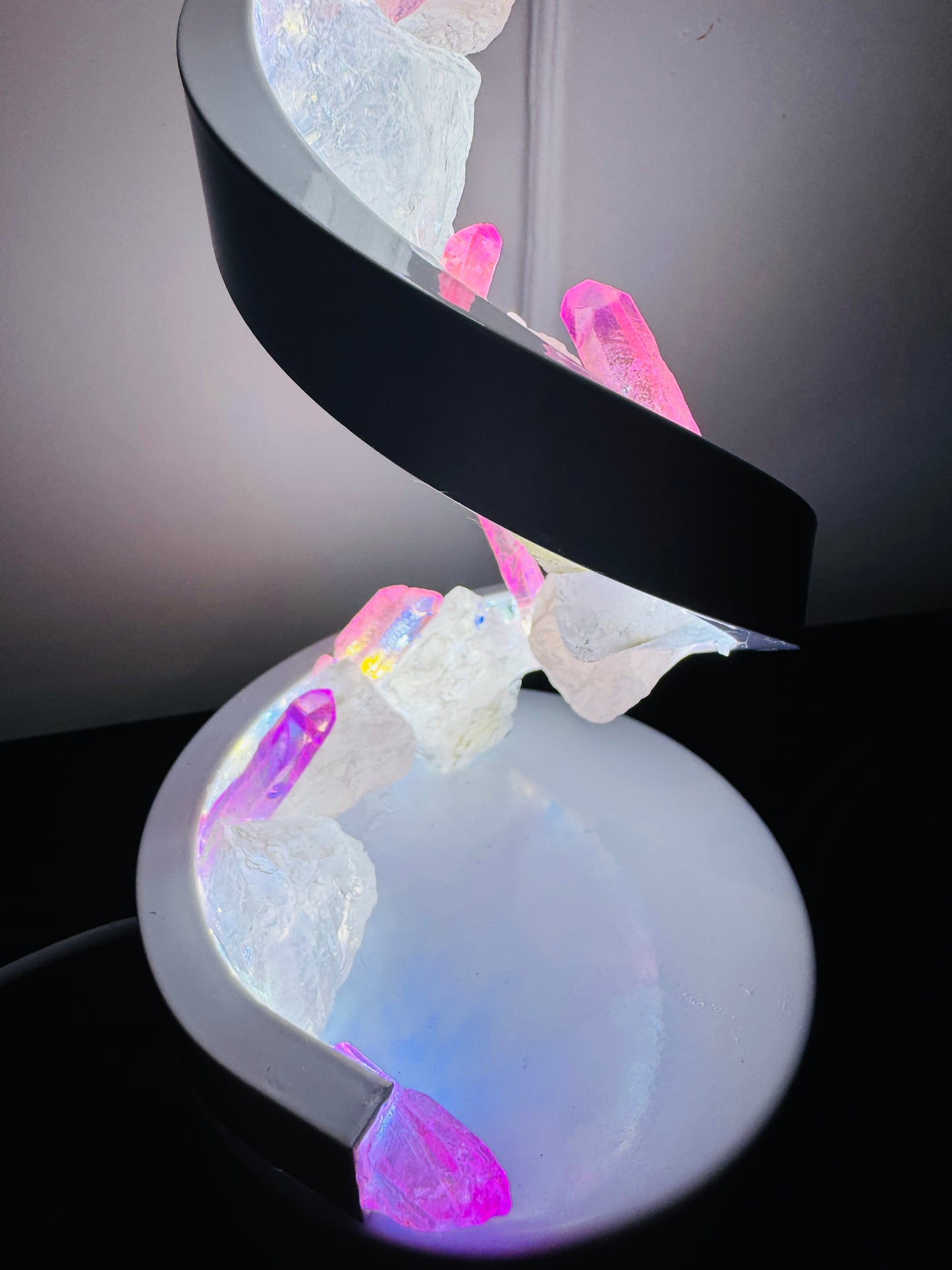 Crystal Spiral Lamp  “ Aura Spiral”