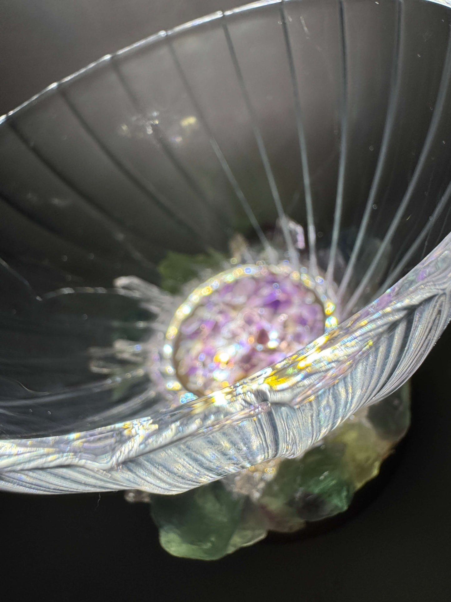 “Northern light”Crystal Bowl