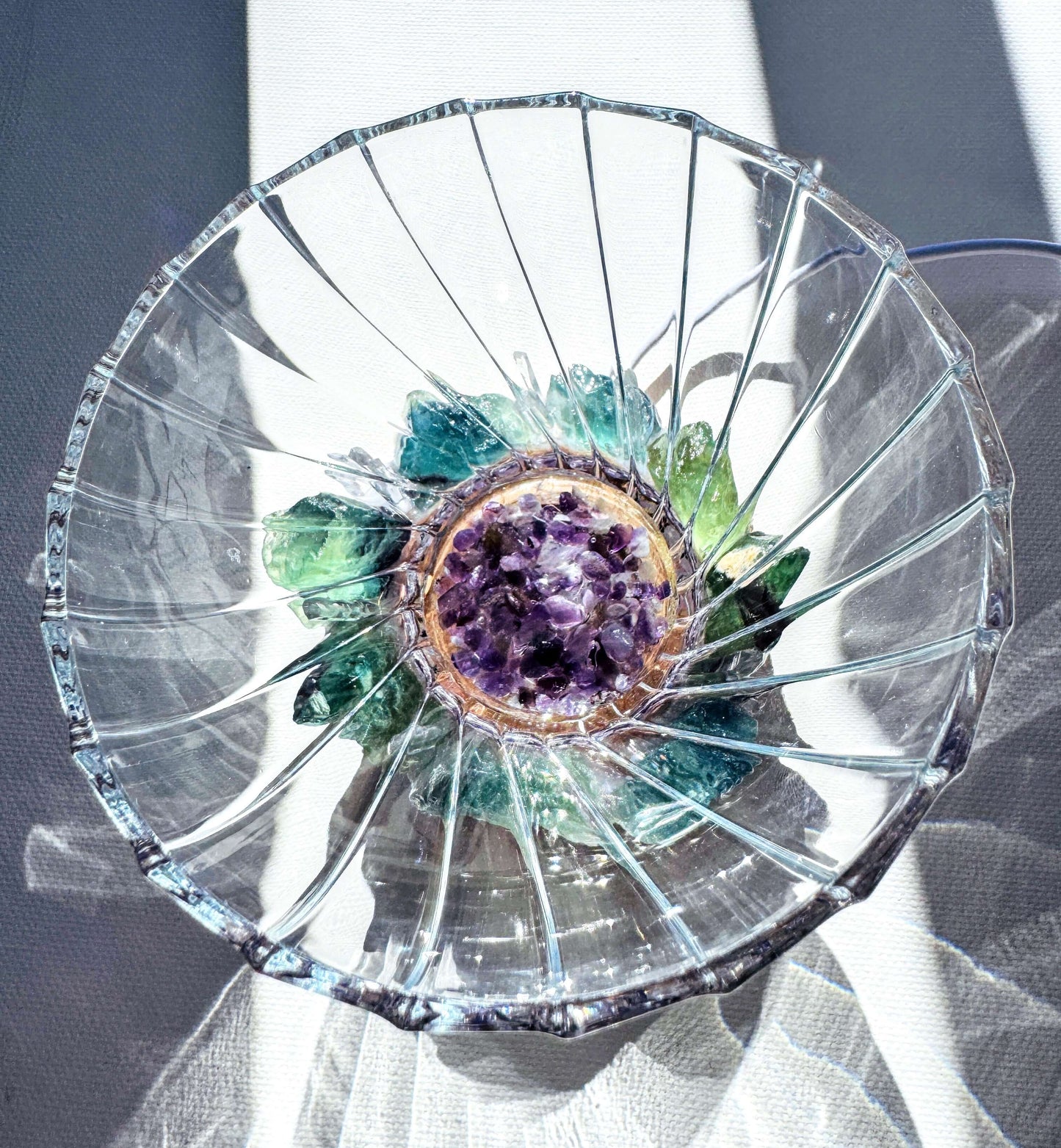 “Northern light”Crystal Bowl