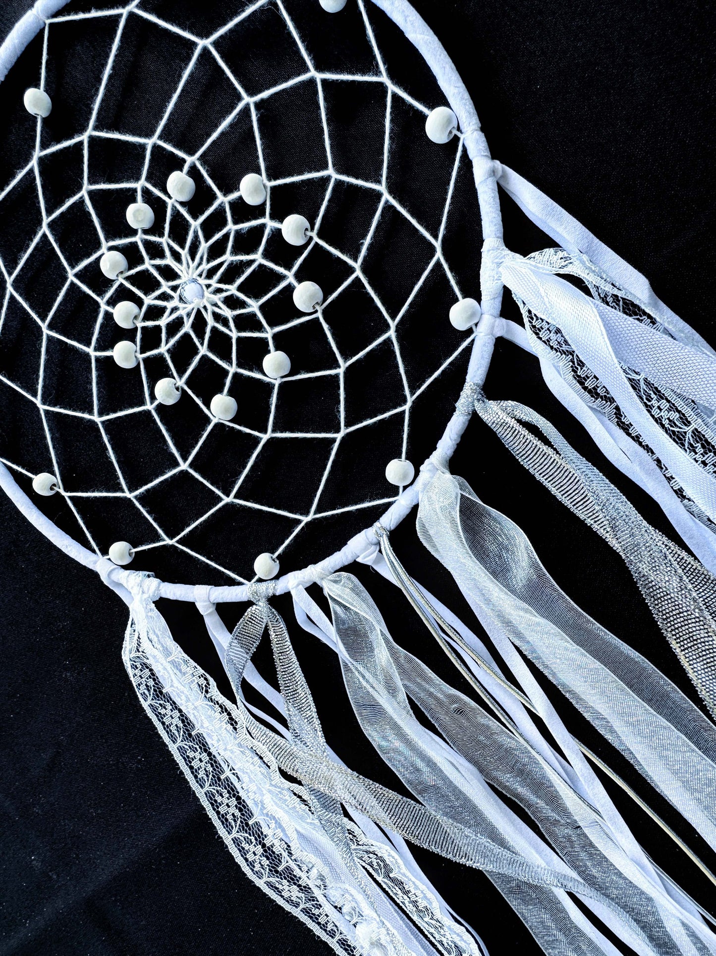 White Round Dream Catcher