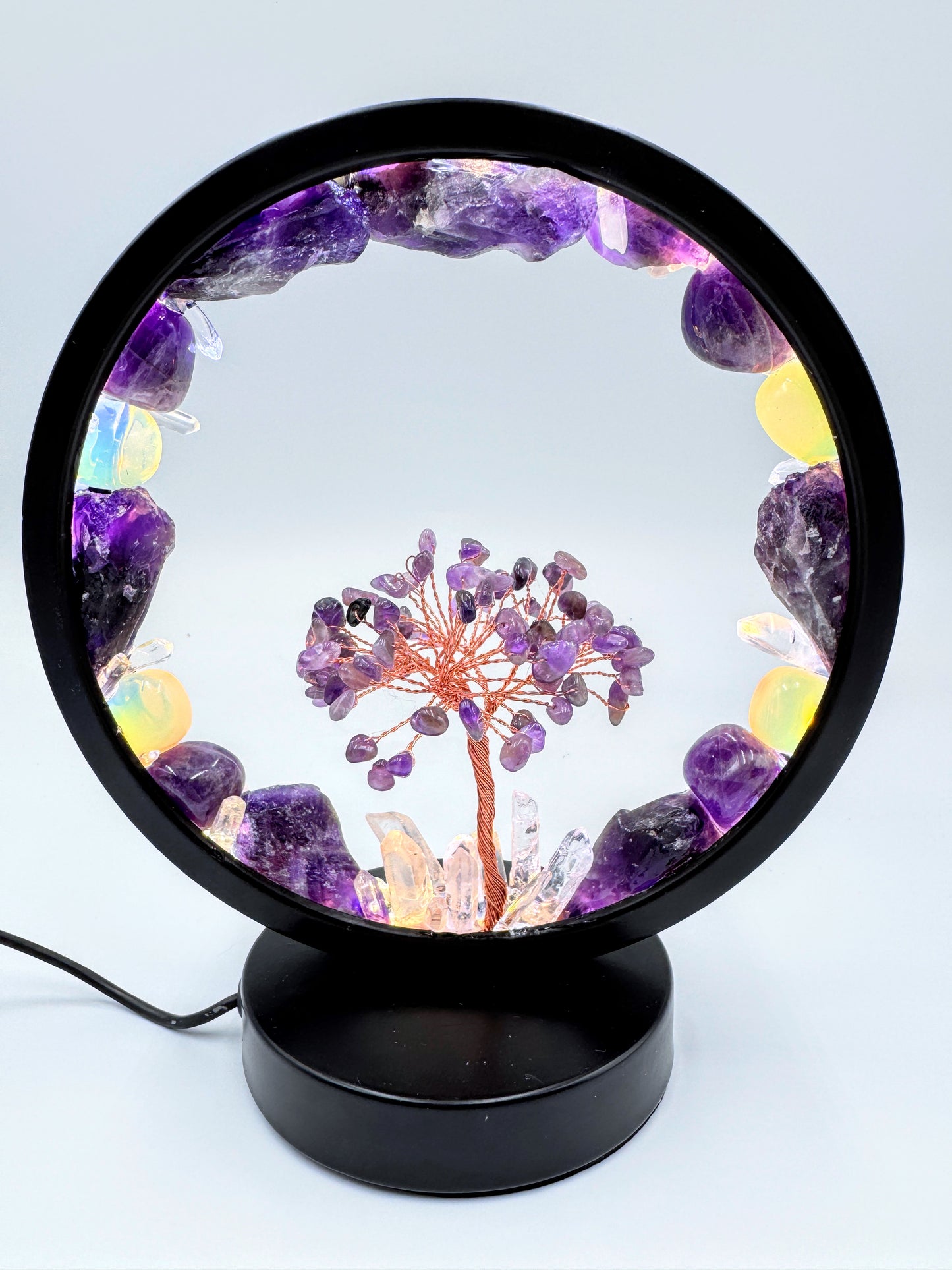 Crystal Portal Lamp “ Celestial Blossom”