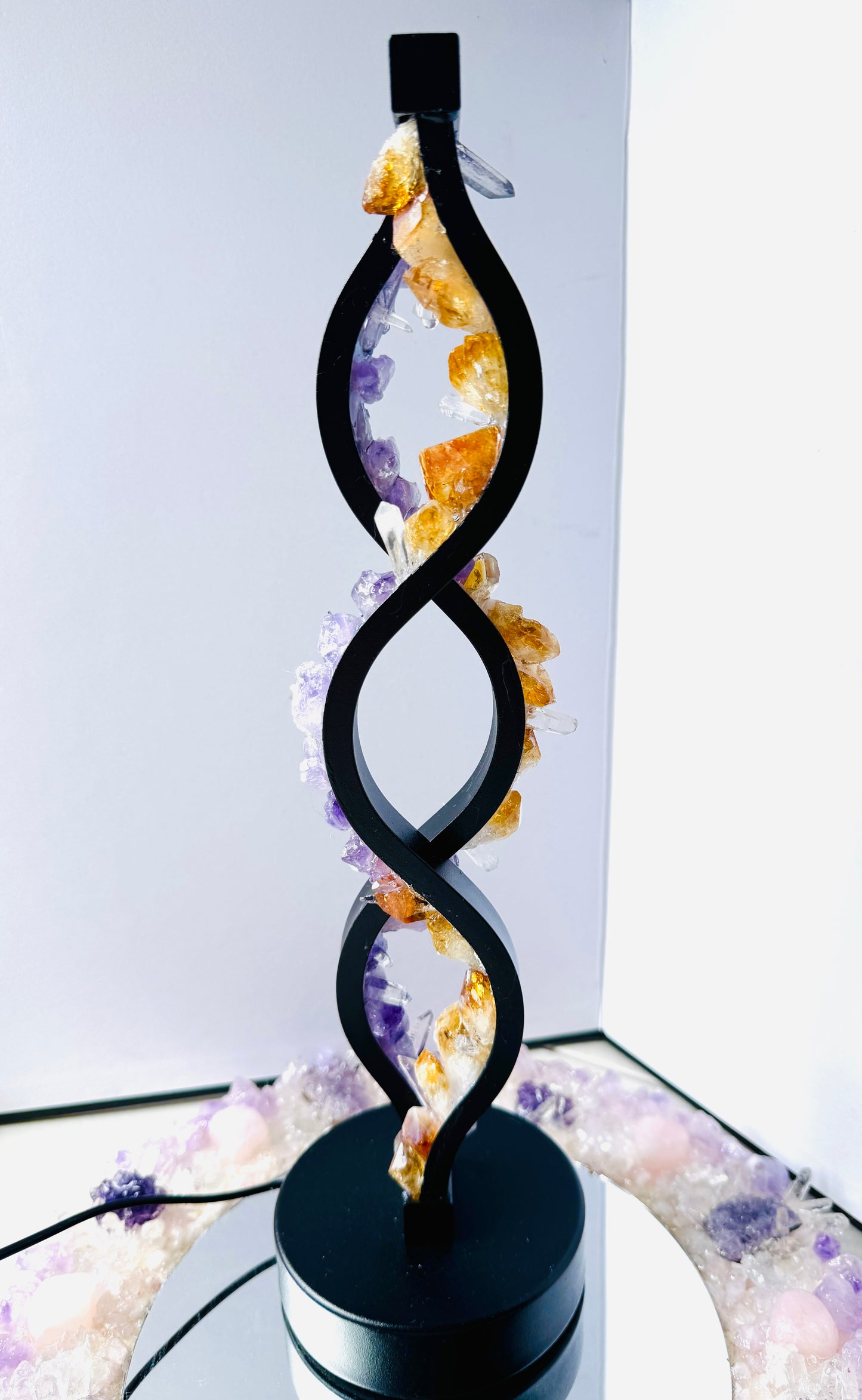 Crystal Twist Lamp “Sunset”