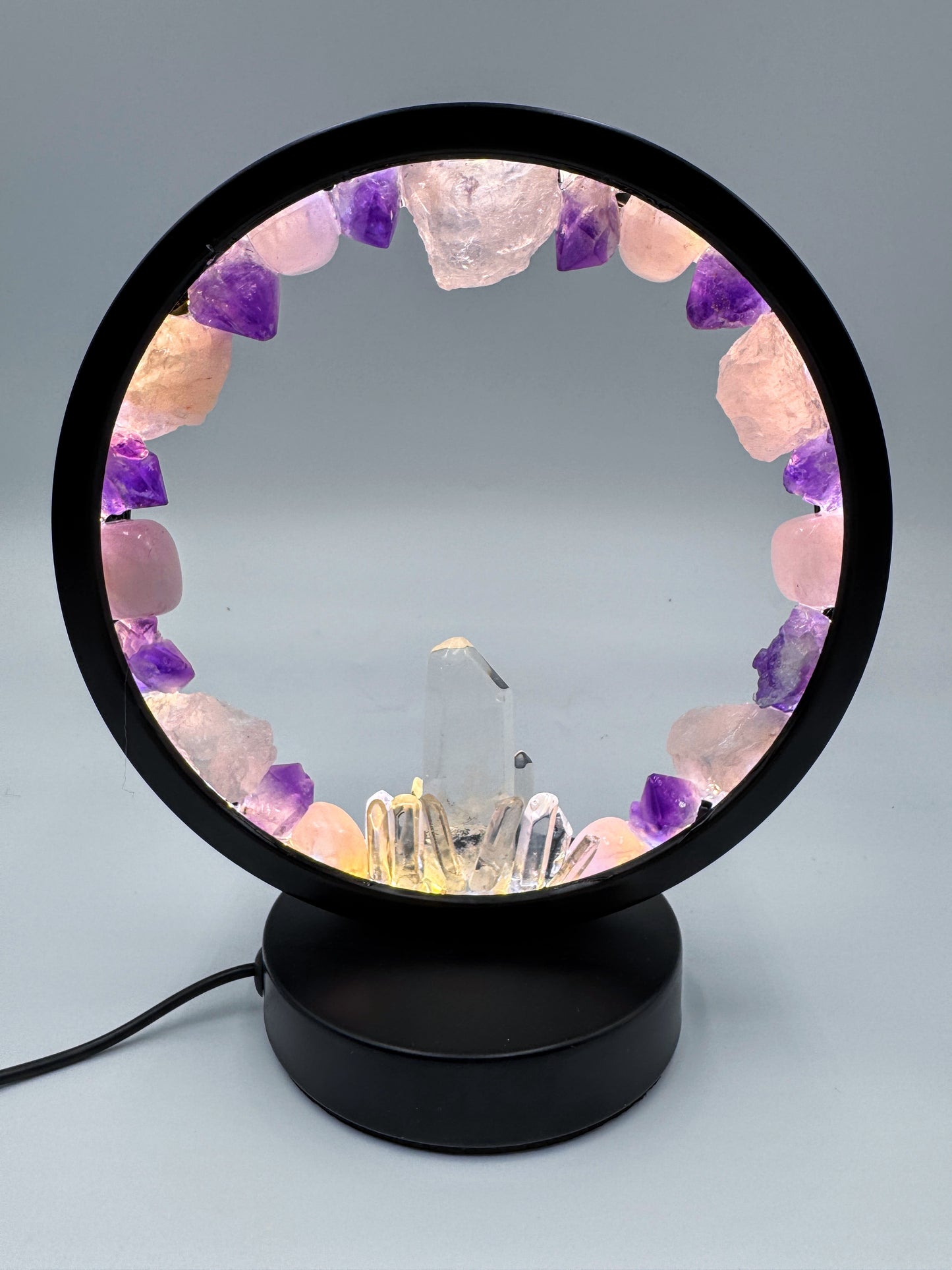 Crystal Portal Lamp “lunar Bloom”