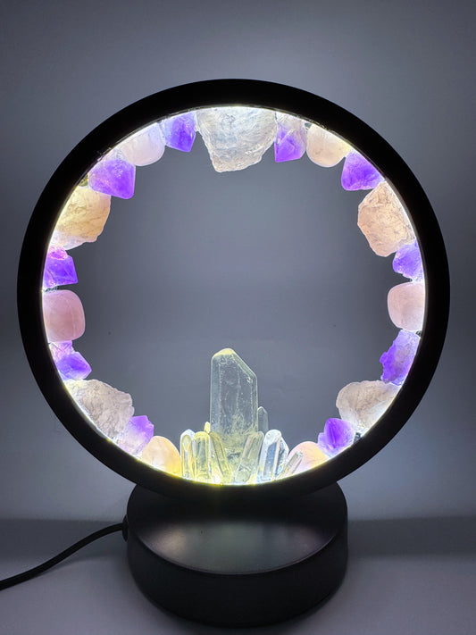 Crystal Portal Lamp “lunar Bloom”