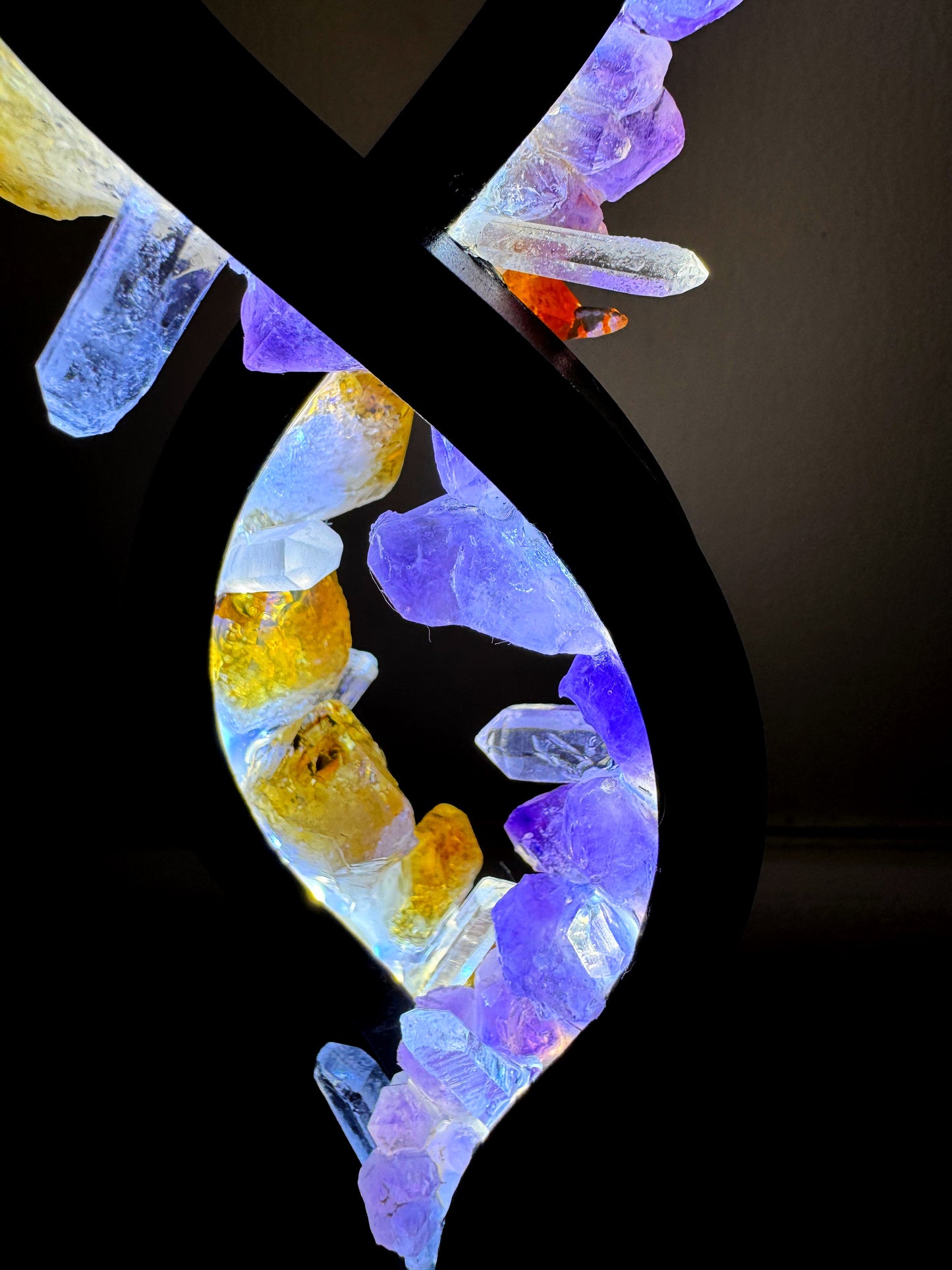 Crystal Twist Lamp “Sunset”