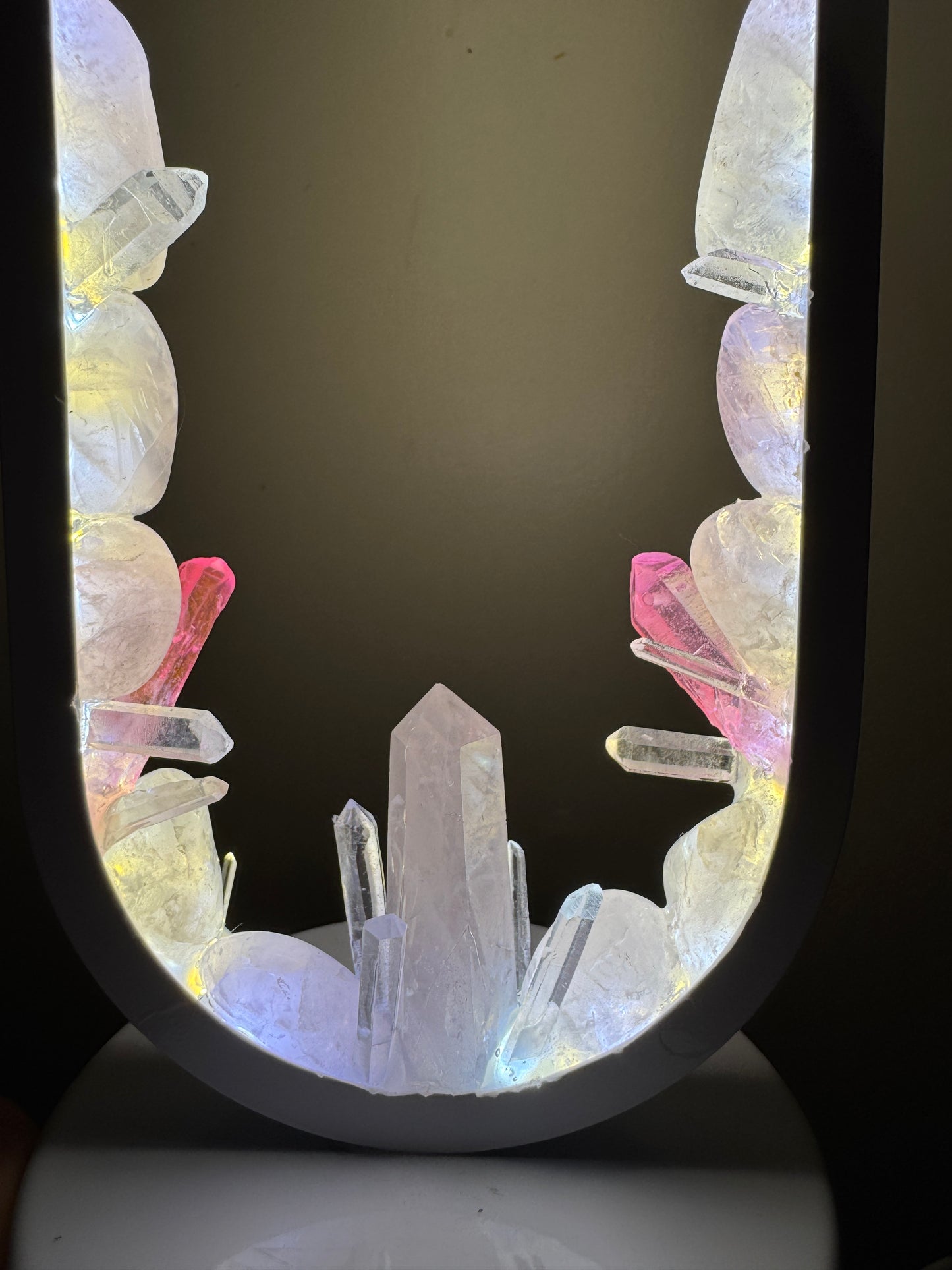Crystal portal lamp “ loves aura”