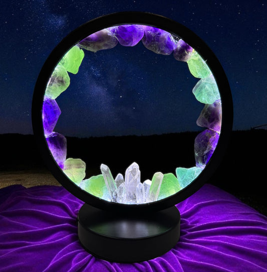Crystal Portal Lamp “ Celestial Forest”