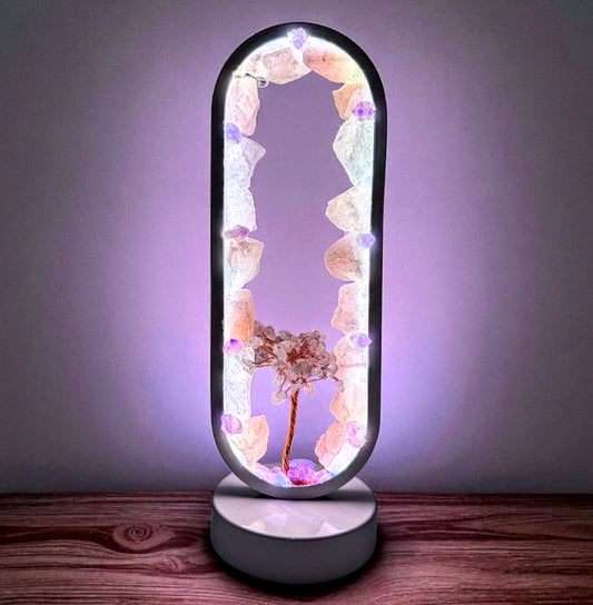 Crystal Portal Lamp “Ethereal Bloom”