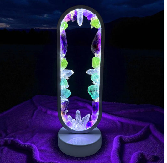 Crystal Portal Lamp “Celestial Garden”