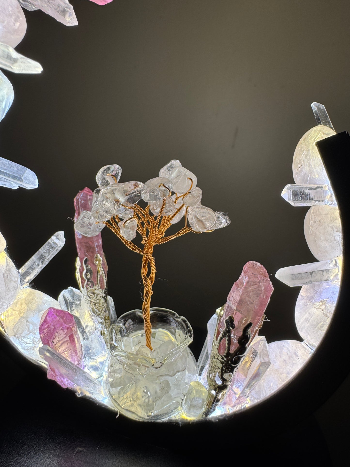 Angel Wings Crystal Wave Lamp.