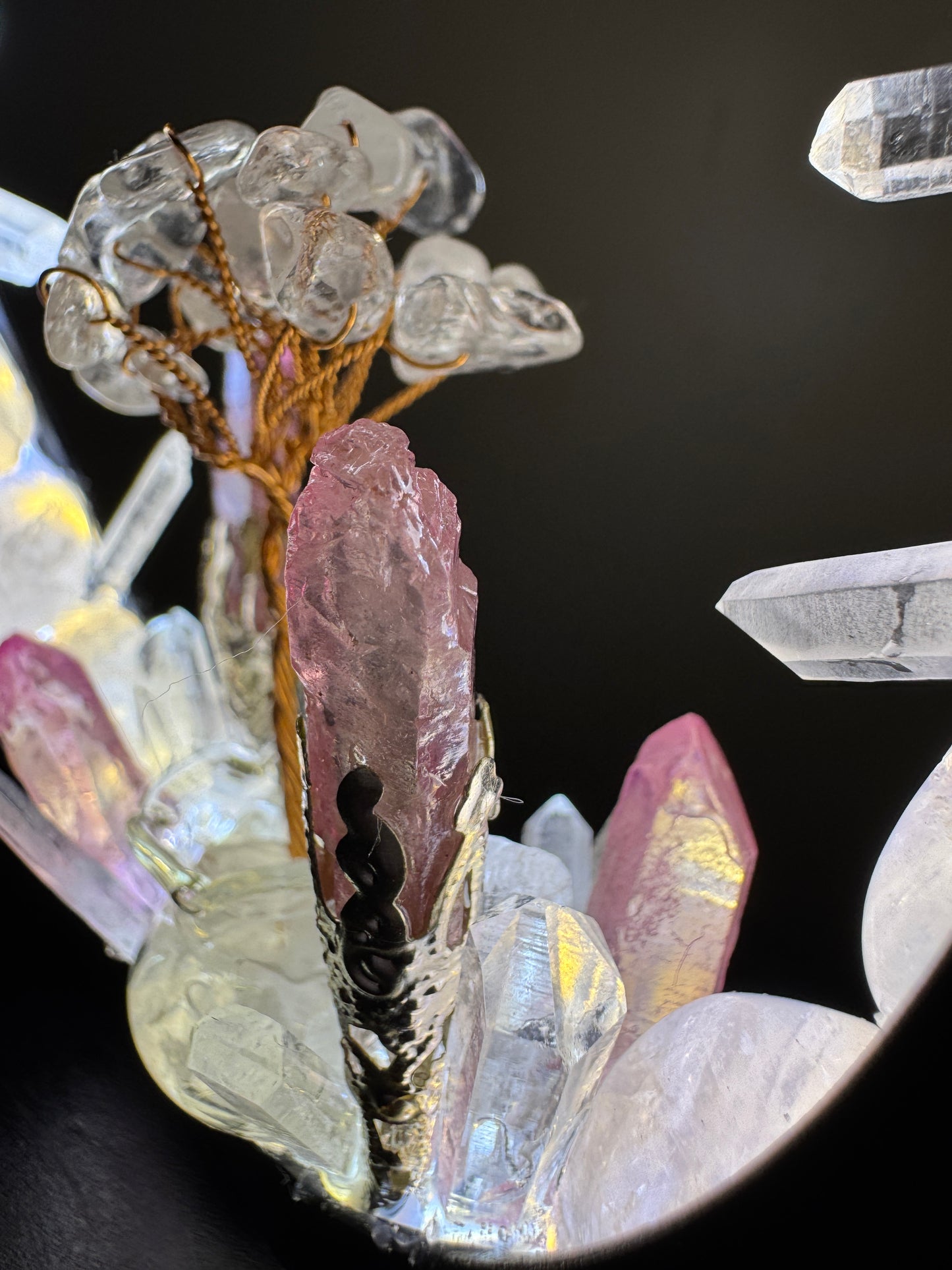 Angel Wings Crystal Wave Lamp.
