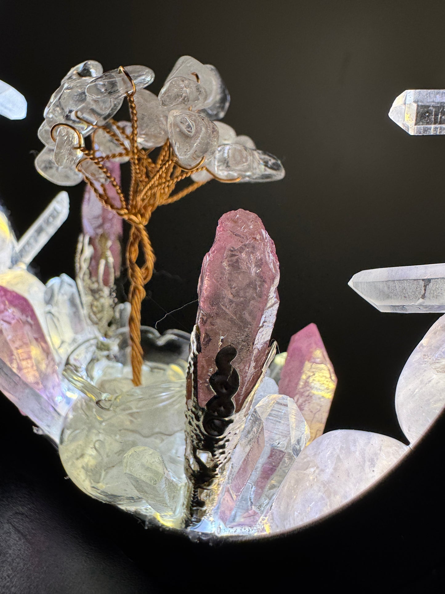 Angel Wings Crystal Wave Lamp.