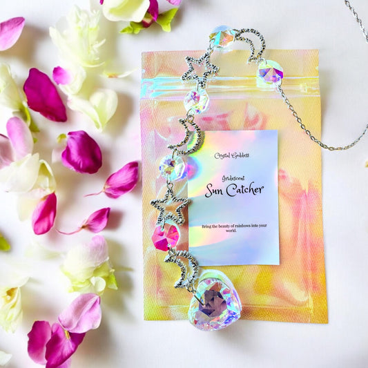 Beautiful Iridescent Heart Sun-catcher #2