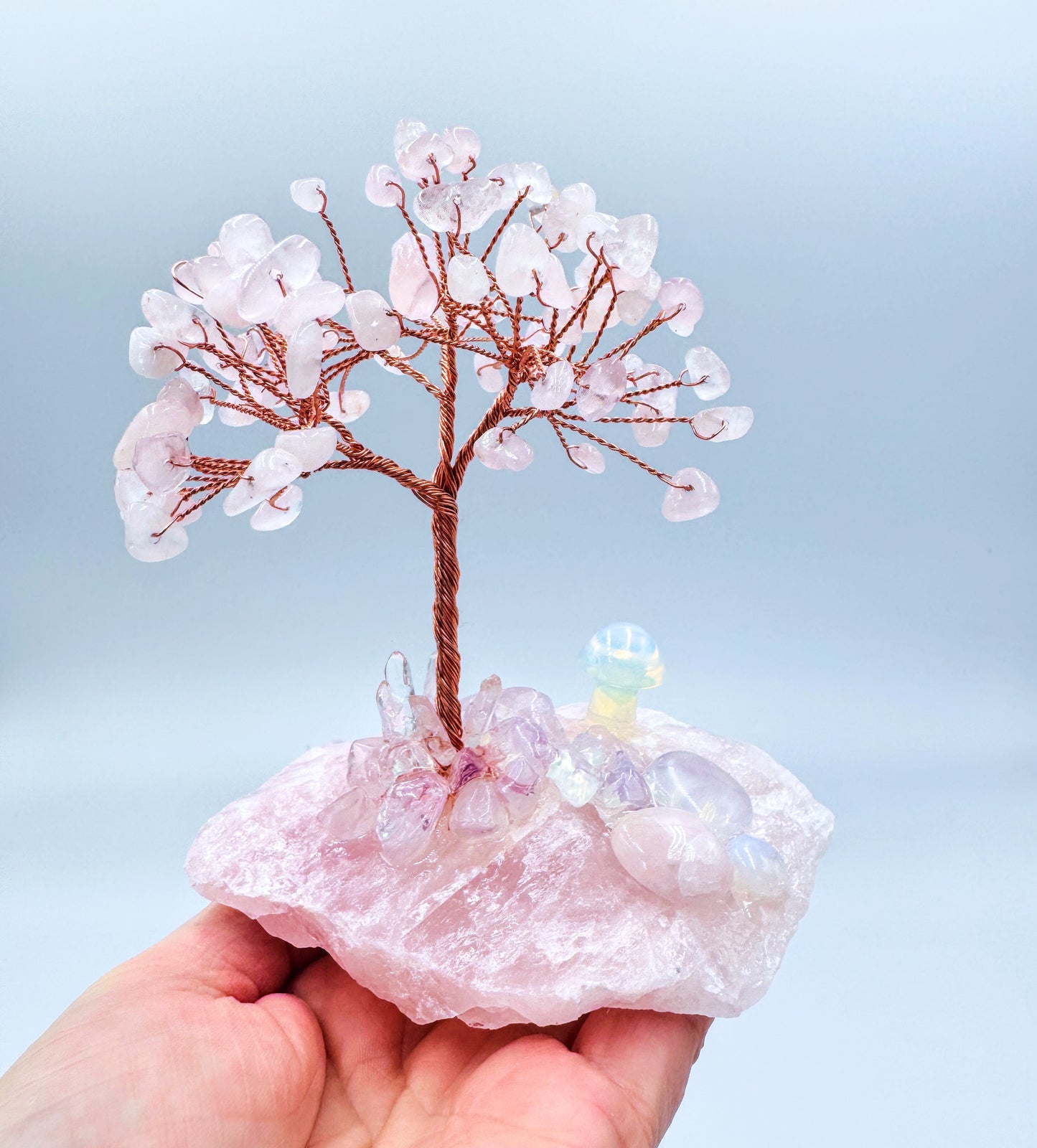 Rose Quartz Crystal Tree #1