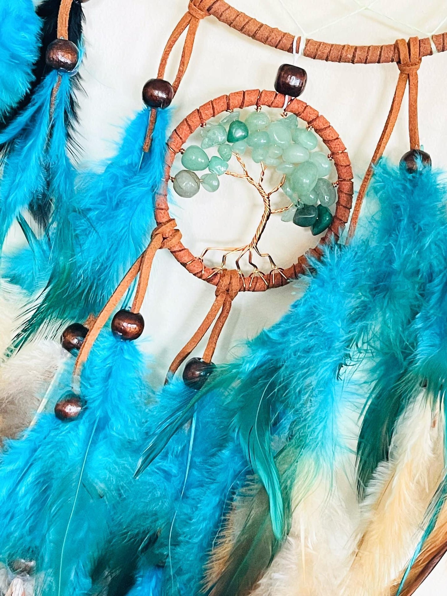Tree Of Life Turquoise Dream Catcher