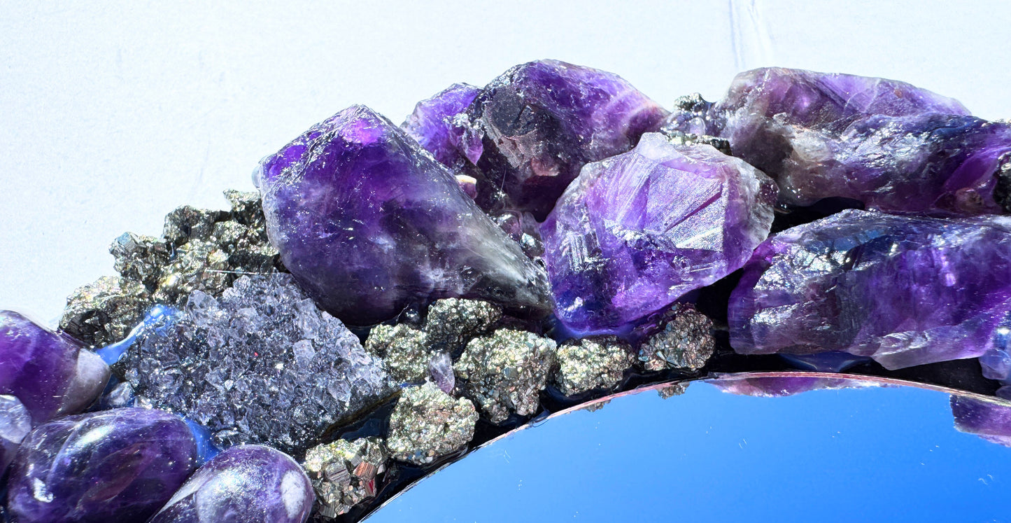 Moonlight Magic Crystal Mirror 28cm