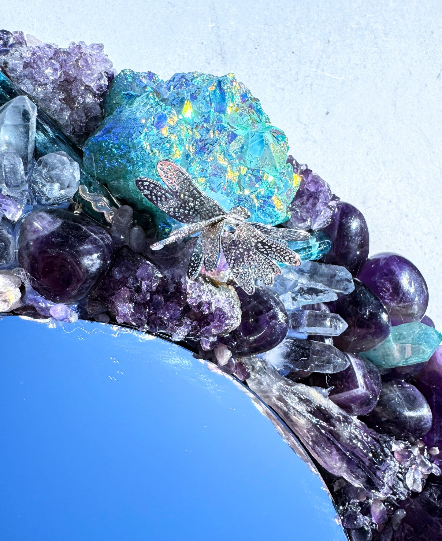 Mystic Crystal Mirror 28cm