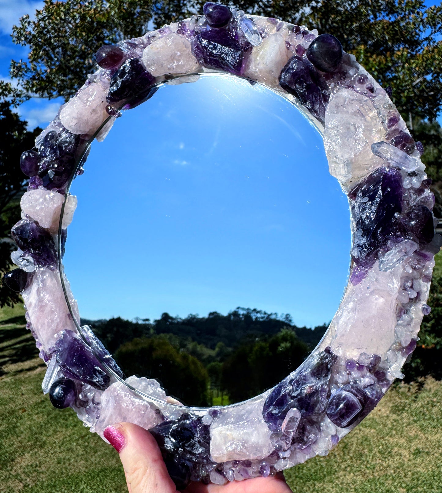 Crystal Mirror “Angel”  25cm