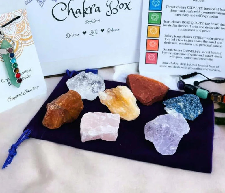 Chakra Box Rough Stones #2