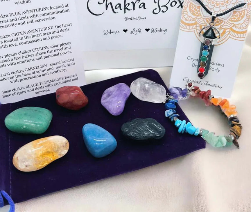 Chakra Box Tumbled Stones #5