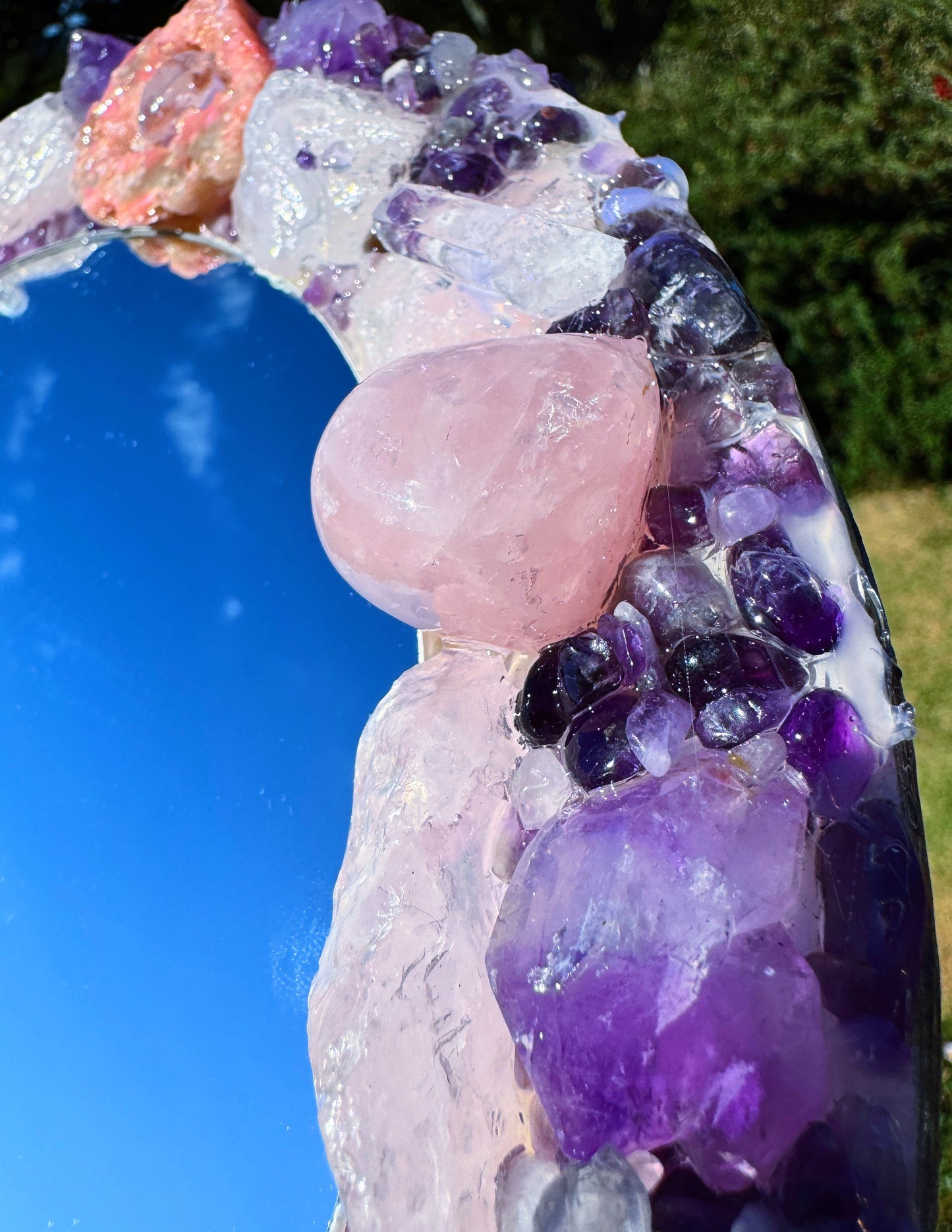 “Goddess Asteria”  Crystal Mirror