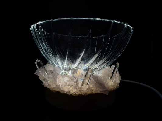 “ Tranquility “ Crystal light Bowl”