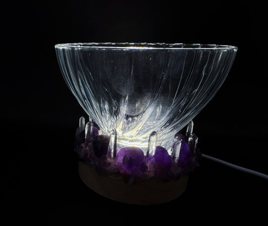 “Twilight Calm” Crystal Bowl