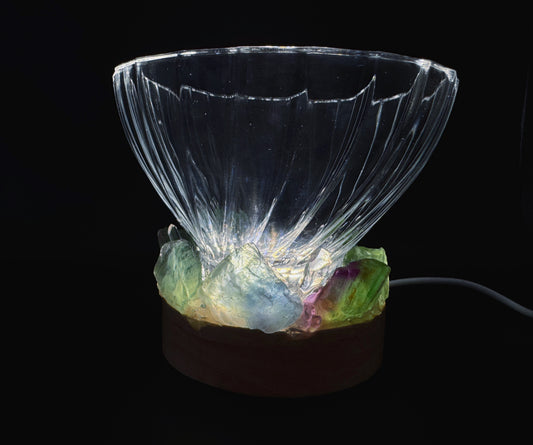“Northern light”Crystal Bowl