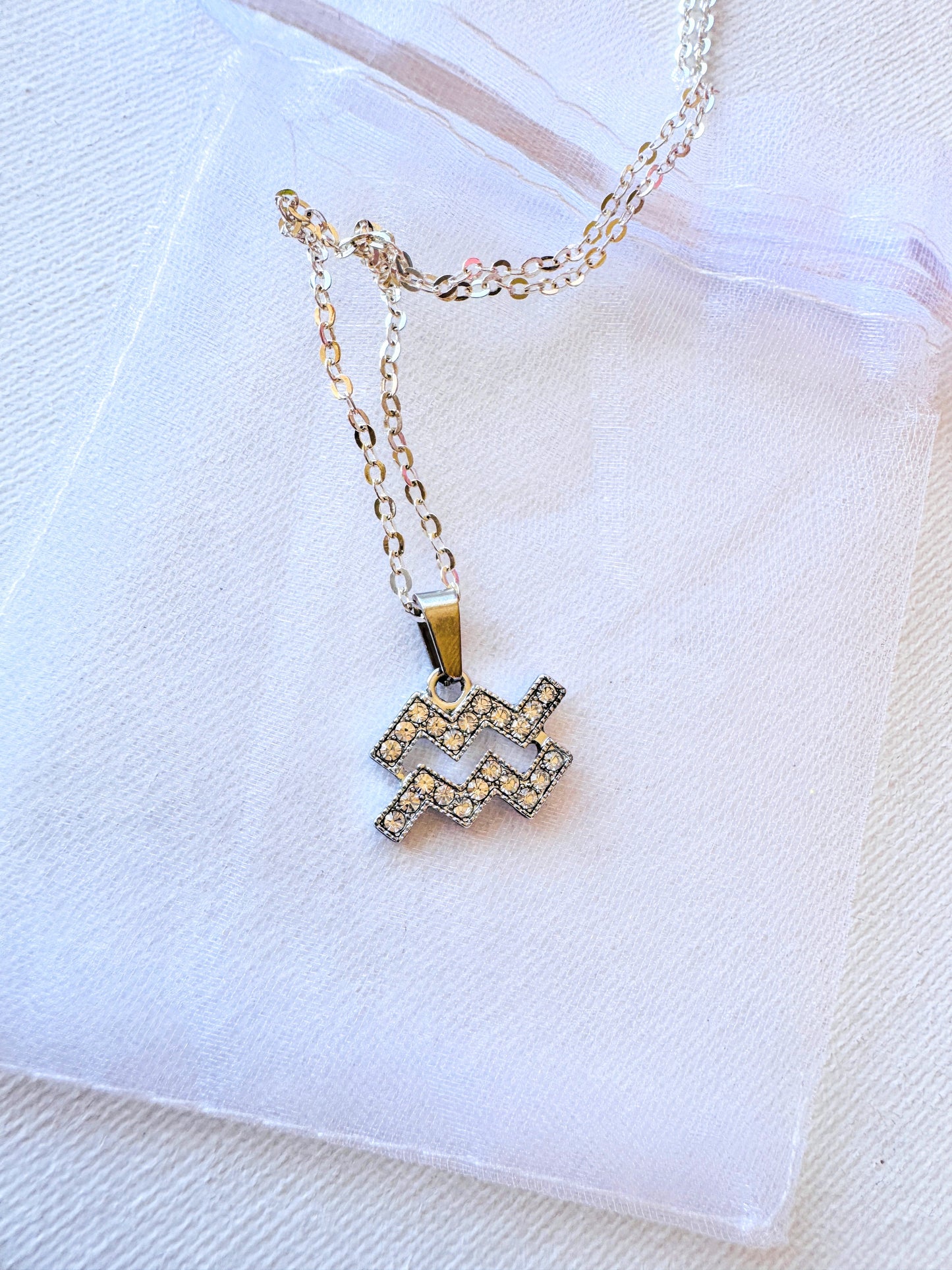 Zodiac charm Necklace.