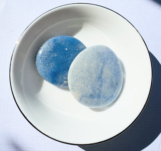 Blue Aventurine Palm Stones