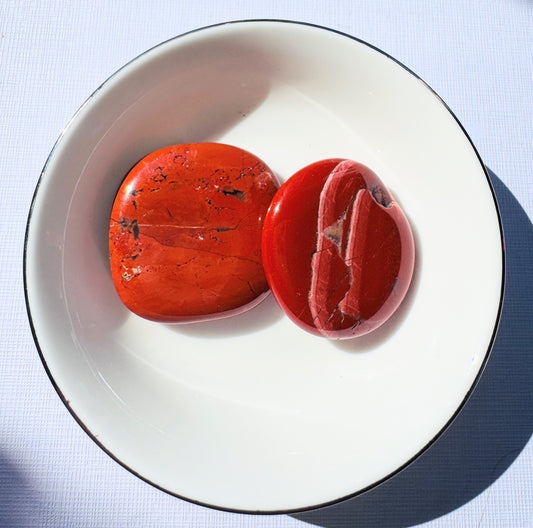 Red Jasper Palm Stone.