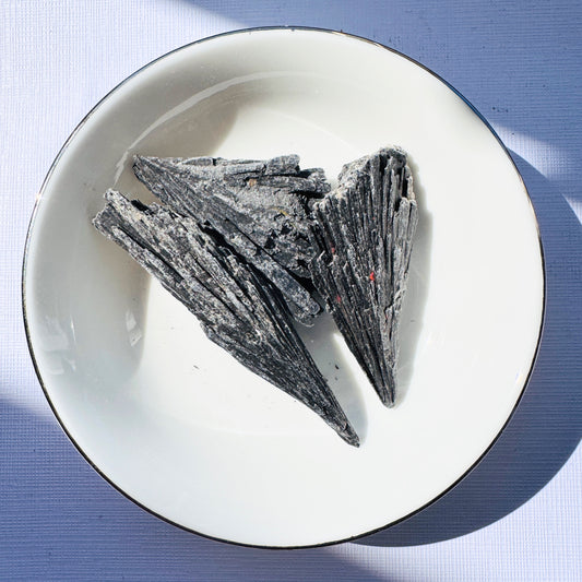 Black Kyanite & Blue Kyanite