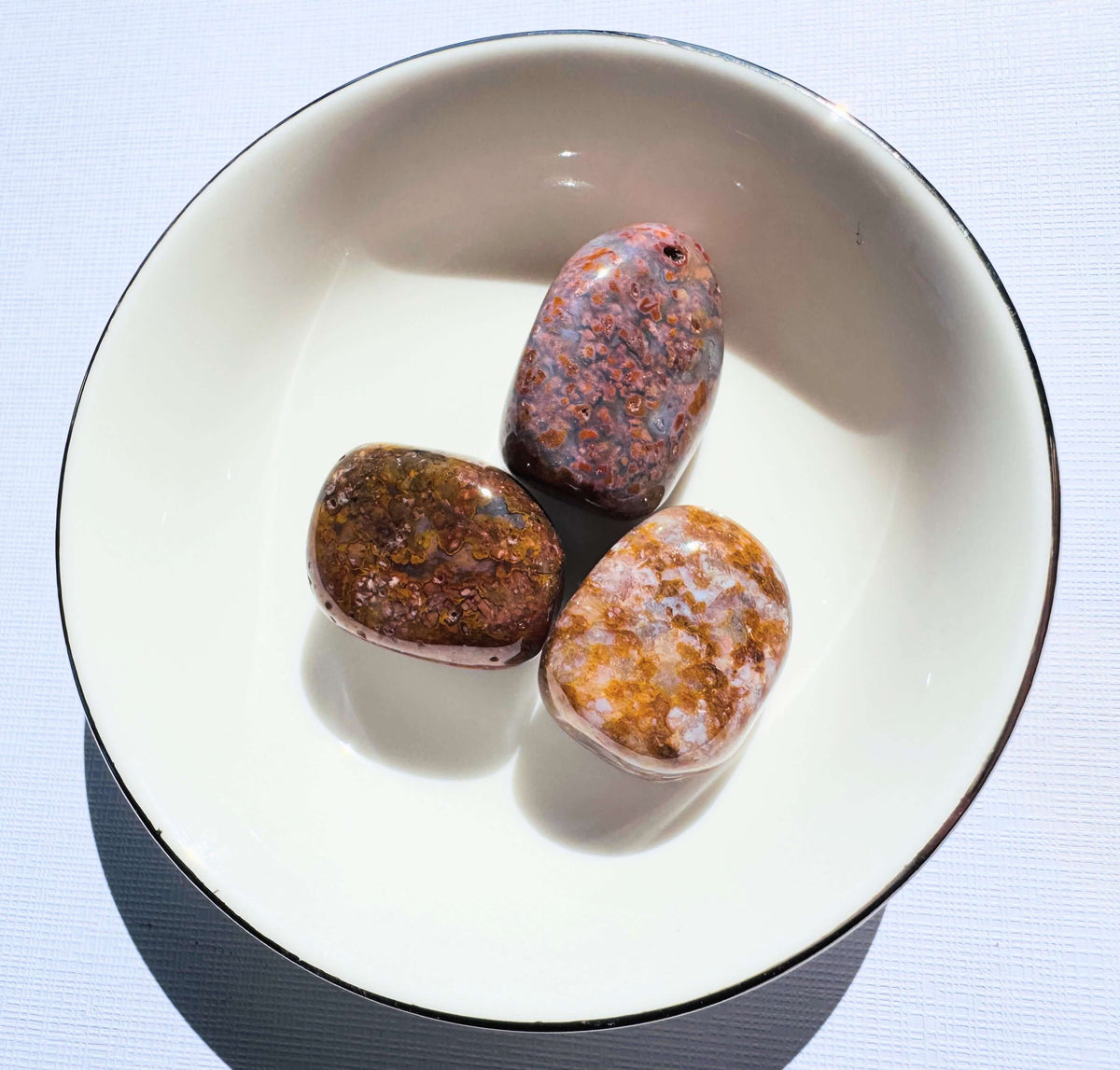 Jaspers Loaf Jasper - Ibus Jasper Tumbles for Healing & Balance – Crystal Goddess NZ