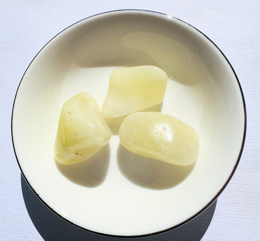 Sulphur Quartz Tumbles.